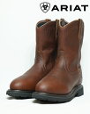 ウエスタンブーツ 靴 アリアット ブーツ ARIAT Men's Sierra Waterproof Work Boot 10002385 Brown メンズ 茶色 ブラウン 茶色 レザー