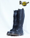 ドクターマーチン 20ホール 1B60 20 EYELET BOOT WITH ZIP 23889001 BLACK Dr.Martens 1B60 ジップブーツ ロングブーツ レディース レザー 母の日