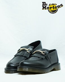 【日本正規品】ドクターマーチン ローファー ADRIAN SNAFFLE LOAFER 25024001 BLACK Dr.Martens エイドリアン スナッフル 金具付きローファー ビットローファー メンズ レディース レザー 母の日