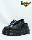 ドクターマーチン 3ホール 厚底 1461 QUAD 3 EYE SHOE 25567001 BLACK Dr.Martens 1461 クアッド シューズ ローカット メンズ レディース レザー 母の日