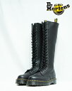 【日本正規品】ドクターマーチン 20ホール 厚底 1B60 BEX 20 EYE ZIP BOOT 27016001 BLACK Dr.Martens ジップブーツ ロングブーツ レディース レザー 母の日