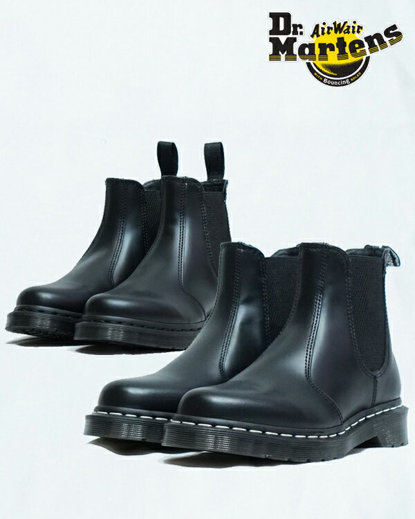 ドクターマーチン サイドゴアブーツ レディース 【日本正規品】ドクターマーチン サイドゴア 2976 WS CHELSEA BOOT 26257001 BLACK 2976 MONO CHELSEA BOOT 25685001 BLACK Dr.Martens チェルシーブーツ メンズ レディース レザー 母の日