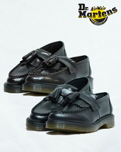 【日本正規品】ドクターマーチン ローファー 定番 ADRIAN TASSLE LOAFER 14573001 BLACK 14573601 CHERRY RED　Dr.Martens エイドリアン タッセルローファー メンズ レディース レザー チェリーレッド 母の日