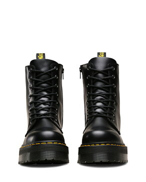 【ポイント10倍 4/29 00:00〜5/5 23:59まで】ドクターマーチン Quad Retro Jadon 8 Eye Boot 15265001 Black Dr.Martens ジェイドン 8ホール ブーツ 厚底 イエローステッチ メンズ レディース