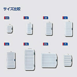dn e-shopのメイホウ(MEIHO) SFC ルアーケース M クリア タックルボックス ツールボックス 道具箱｜アングル3