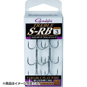 がまかつ(Gamakatsu) トレブル フック S-RB 4号 シルバー 68-692