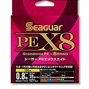 Rakuten - クレハ シーガー PE X8 150m 1号 マルチカラー [PEライン]