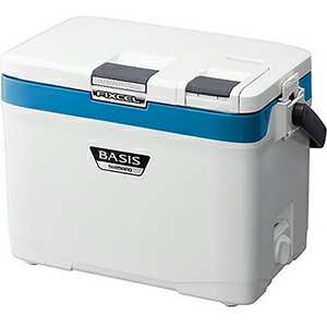 軽量・コンパクトなポータブルサイズ。機動性を重視するショアフィッシングに！収まりのよいボディ・ハンドルとショルダーベルトの同時装着が可能になり、さらに使いやすくなりました。ワンアクションでロックのON、OFFが決まる！ もちろん両面開き。※12Lは片面開き（脱着式）です。★仕様・規格・寸法★UF-012N アクアブルー 12L【フィクセル ベイシス】カラーアクアブルー容量(L)12.0[外寸]結合形式436×236×309[内寸]結合形式312×162×235重量(kg)2.7機能および付属パーツsICE値(h)35.0断熱構造発泡ウレタン取り外し可能フタ○投入口○サイドロックーハンドル○ラックアップハンドルーショルダーベルト△水栓○キャスターー滑り止めゴム○トレー○商品コード425966メーカー[シマノ SHIMANO]