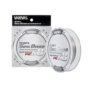 バリバス(VARIVAS) アバニ シーバスPE マックスパワー X8 ステルスグレー 150m 0.8号 16.7LB [PEライン] 1