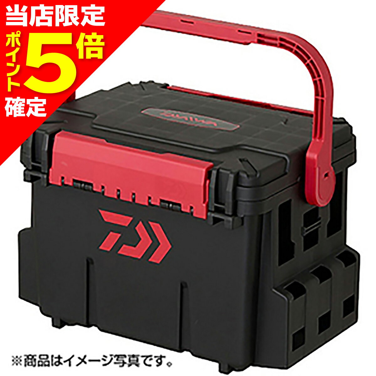 樂天商城 - 【当店限定P5倍確定】ダイワ(DAIWA) タックルボックス TB7000 ブラック/レッド