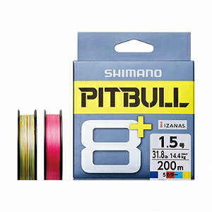 PE - シマノ(SHIMANO) ピットブル 8+ 150m 1.5号 トレーサブルピンク LD-M51T [PEライン]