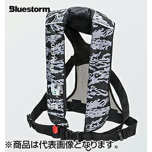 【エントリー&お買いまわりで最大10倍】Bluestorm(ブルーストーム) 膨脹式ライフジャケット フリー カモ BSJ-2220RSE