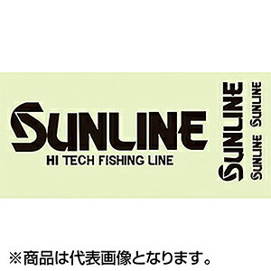 Fly Fishing Accessories - SUNLINE(サンライン) サンライン ステッカー 220×70・112×28・56×14 ブラック ST-4003