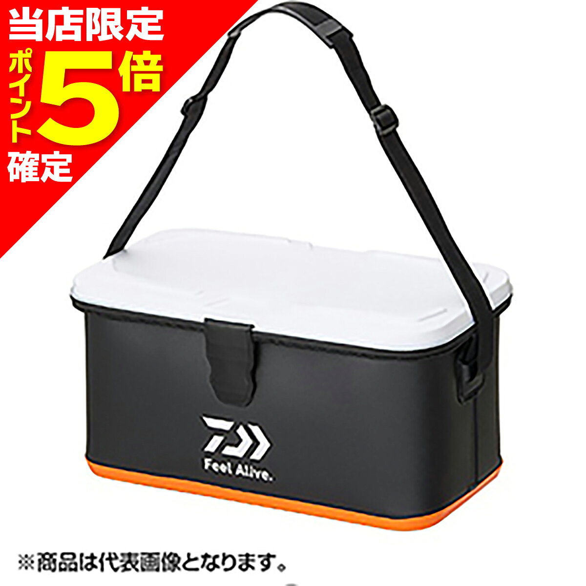 【当店限定P5倍確定】ダイワ(DAIWA) 23 タックルバッグ CS（K) 22L ブラックオレンジ｜詳細画像