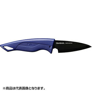 魚を捌く・エサを切るのに便利な出刃形状 シース付きナイフ★仕様・規格・寸法★カラー：ネイビー標準自重（g）：約125全長（mm）：約200刃渡り（mm）：約90収納時サイズ（mm）：約230素材（加工）：ステンレス+フッ素塗装※標準自重、全...