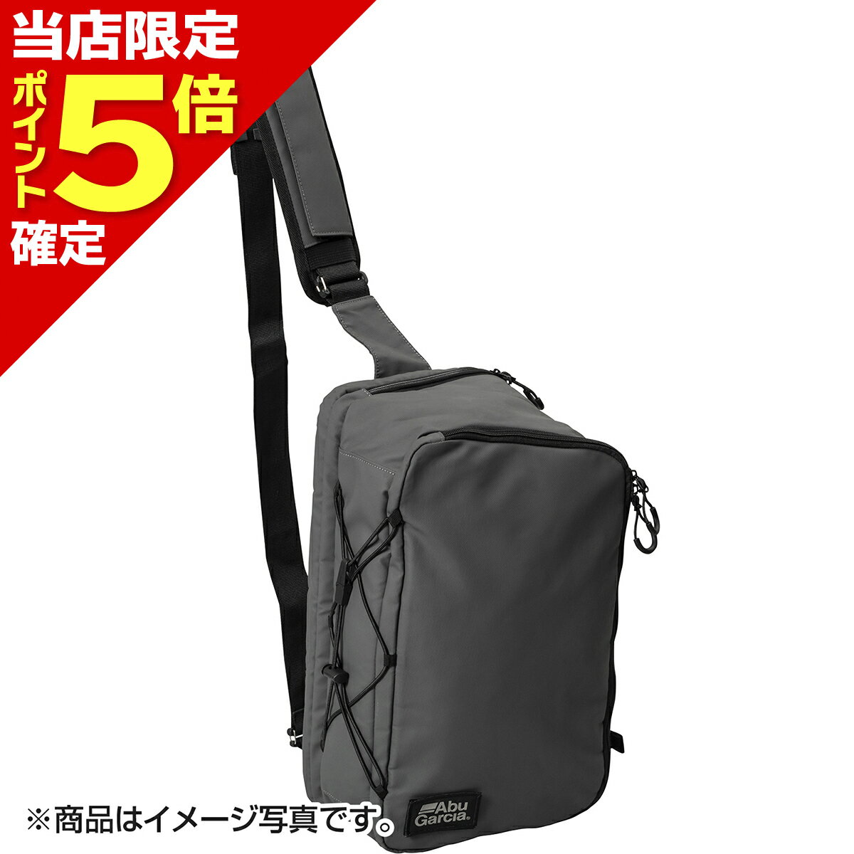 ����Ź����P5�ܳ���ۥ��֥��륷��(Abu Garcia) Commuter Sling Bag ���֥��륷�� ���� ���ߥ塼��������󥰥Хå� Gray