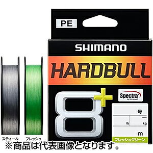 PE - シマノ(SHIMANO) ハードブル 8+ 150m フレッシュグリーン 1号 LD-M58X [PEライン]