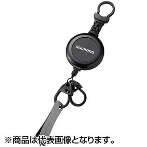 シマノ(SHIMANO) フックリールCR ラインカッター付 オールブラック PI-042R