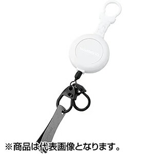 シマノ(SHIMANO) フックリールCR ラインカッター付 オールホワイト PI-042R
