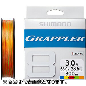 Rakuten - シマノ(SHIMANO) グラップラー 8 PE 300m 8号 10m x 5カラー LD-A71U [PEライン]
