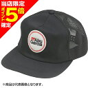 【当店限定P5倍確定】アブガルシア(Abu Garcia) ソフトブリムワッペンメッシュキャップ ブラック SOFT BRIM WAPPEN MESH CAP