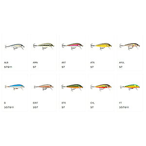 dn e-shopのラパラ(Rapala) COUNT DOWN Universal color カウント ダウン ユニバーサルカラー 5cm 5g ゴールドブリーク CD5-GALB｜アングル2