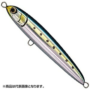 青物ゲームでメタルジグには反応薄い、深場にいる低活性の青物を狙うメソッド誘い上げ堤防、地磯対応★仕様・規格・寸法★カラー:イワシ全長:130mm重量:55gタイプ:スローシンキングフックサイズ:＃1/0リングサイズ:＃6