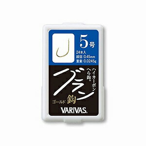 乐天商城 - バリバス(VARIVAS) グラン鈎 6号 ゴールド