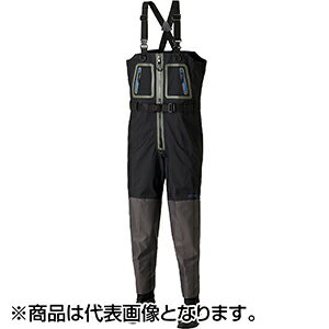 双進(SOSHIN) RBB フロントオープンウェーダー L ブラック 7659 ウェイダー ウェダー ウエダー 胴長 防水