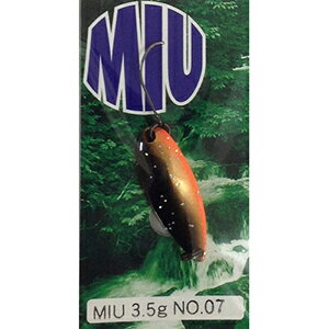 フォレスト(FOREST) MIU(ミュー) ネイティブ 3.5g #07 黒金オレンジベリー