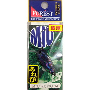 �ե��쥹��(FOREST) MIU(�ߥ塼) �ͥ��ƥ��� ����� 7g #04 �֥�å�