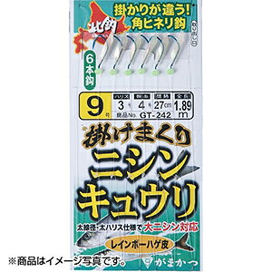 がまかつ(Gamakatsu) 掛けまくりニシン・キュウリ仕掛 9号 青 GT-242