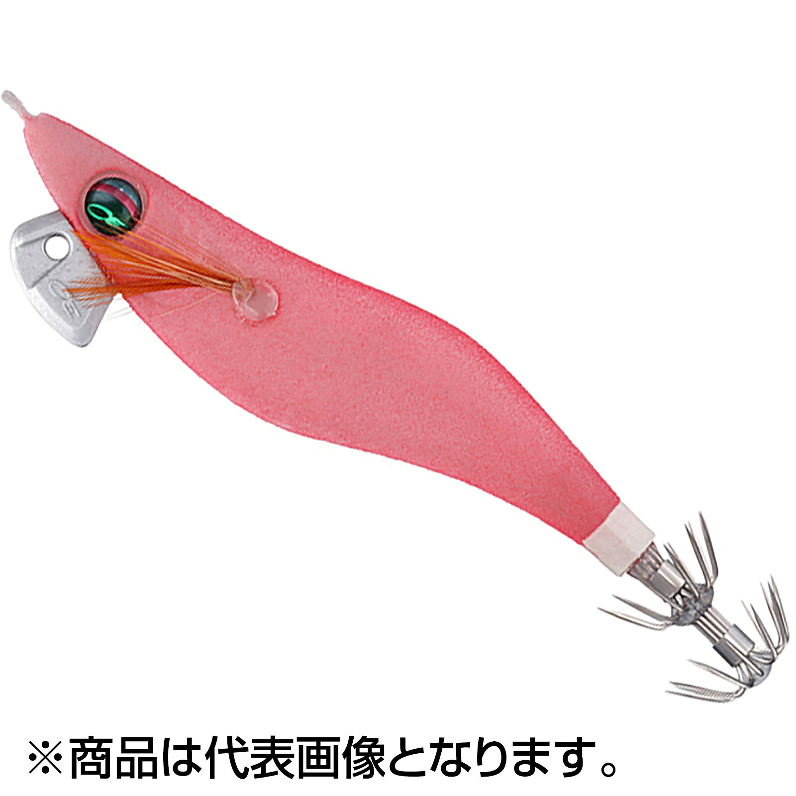 ダイワ(DAIWA) エメラルダスイカメタルドロッパー タイプE(エギタイプ) RV 1.8号 夜光-桃肌オール赤