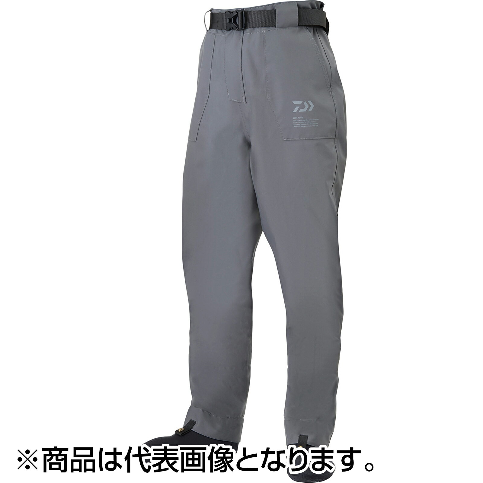 ダイワ(DAIWA) ウェーディングパンツ（ソックス先丸) LL グレー WP-3000S ウェイダー ウェダー ウエダ..