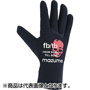 マズメ(mazume) ネオプレーングローブ 650 L ブラック×ホワイト MZGL-F650