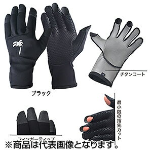 パームス(PALMS) パームスティップコートTiグローブ M ブラック Tip coat Ti gloves