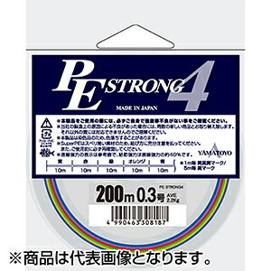 ヤマトヨテグス(YAMATOYO) PEストロング4300m 2号 10m×5色 [PEライン]