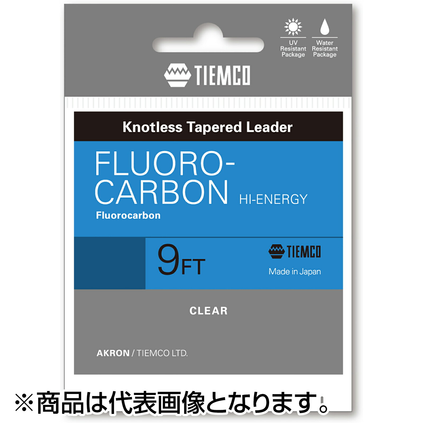 【当店限定P2倍確定】ティムコ(TIEMCO) フロロリーダー ハイエナジー 9FT 6X クリア [フロロカーボン]