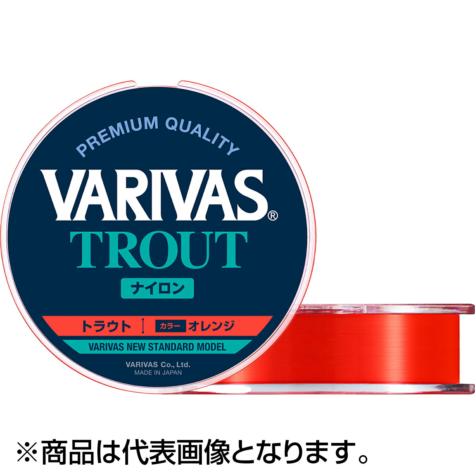 バリバス(VARIVAS) トラウト 100m 8lb 2号 オレンジ [ナイロン]
