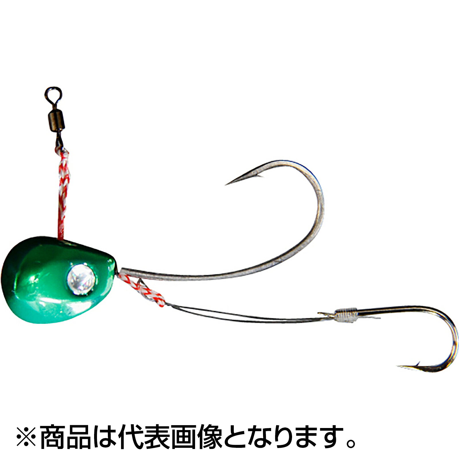 Rakuten - ジャッカル(JACKALL) ビンビンテンヤ鯛夢 5号・19g メタルグリーン