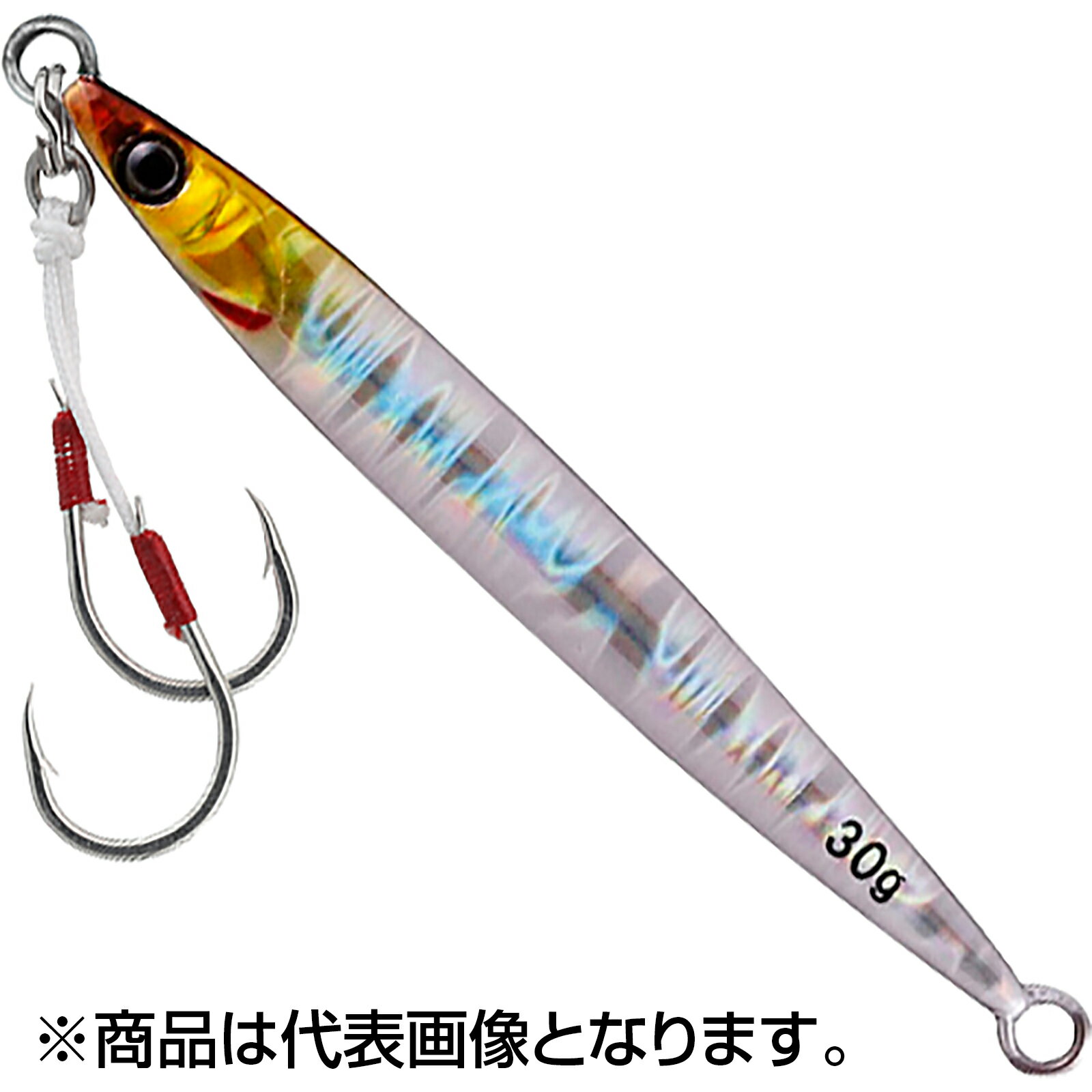 ジャッカル(JACKALL) ビッグバッカージグ スライドスティック 93mm 40g シラスシルバー/マグマウェーブホロ