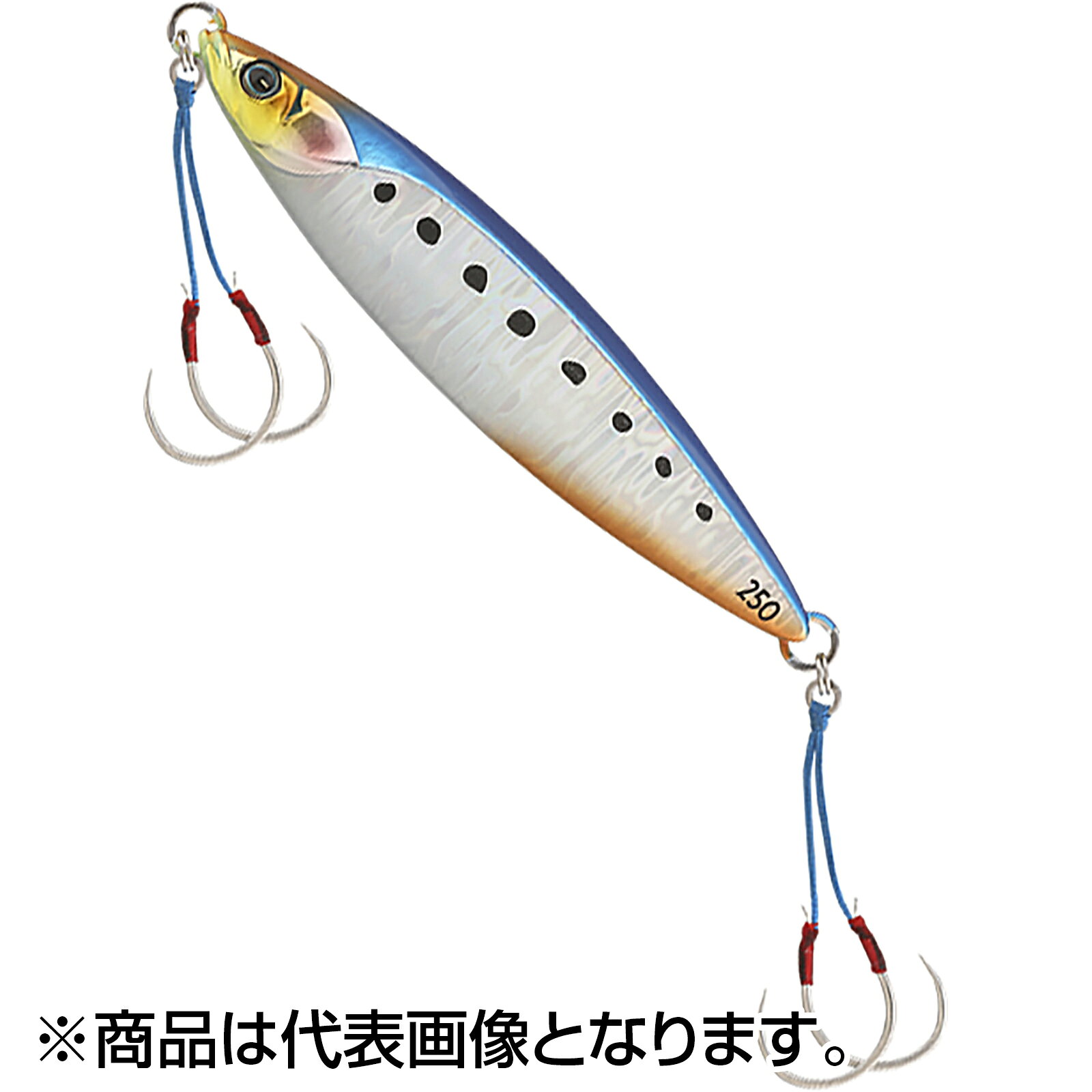 乐天商城 - ジャッカル(JACKALL) バンブルズジグ スロー 250g G049 イワシ/マグマウェーブホロ