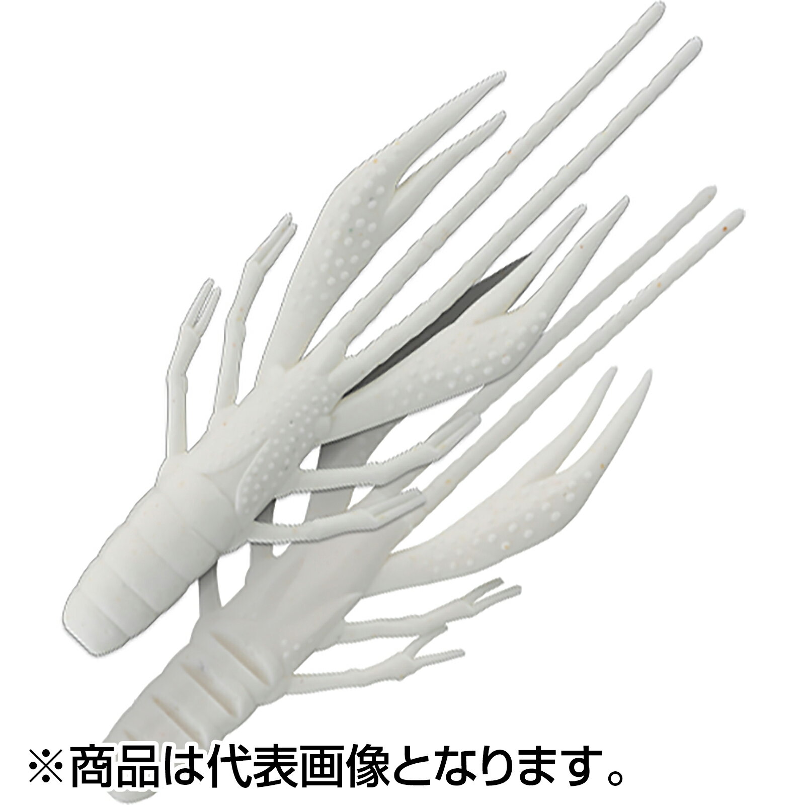 ジャッカル(JACKALL) ウェーバーシュリンプ for ロックフィッシュ 2.8inch 光る消しゴム