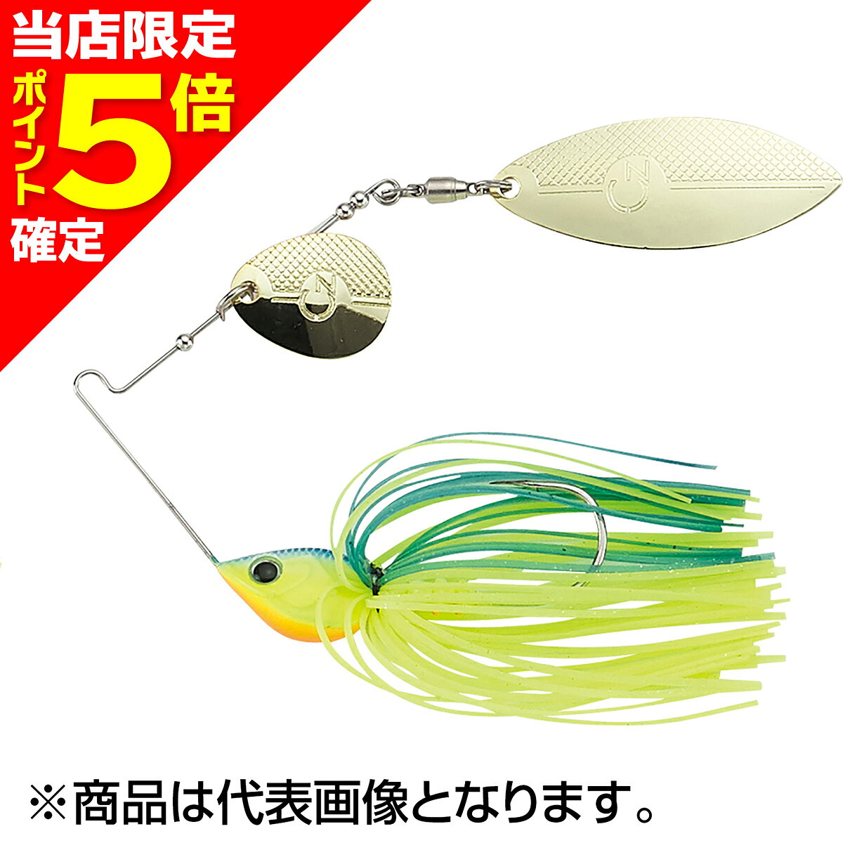 樂天商城 - 【当店限定P5倍確定】アルファタックル(alphatackle) クレイジースピナーベイト 3/8 #3 BLUE BACK CHART