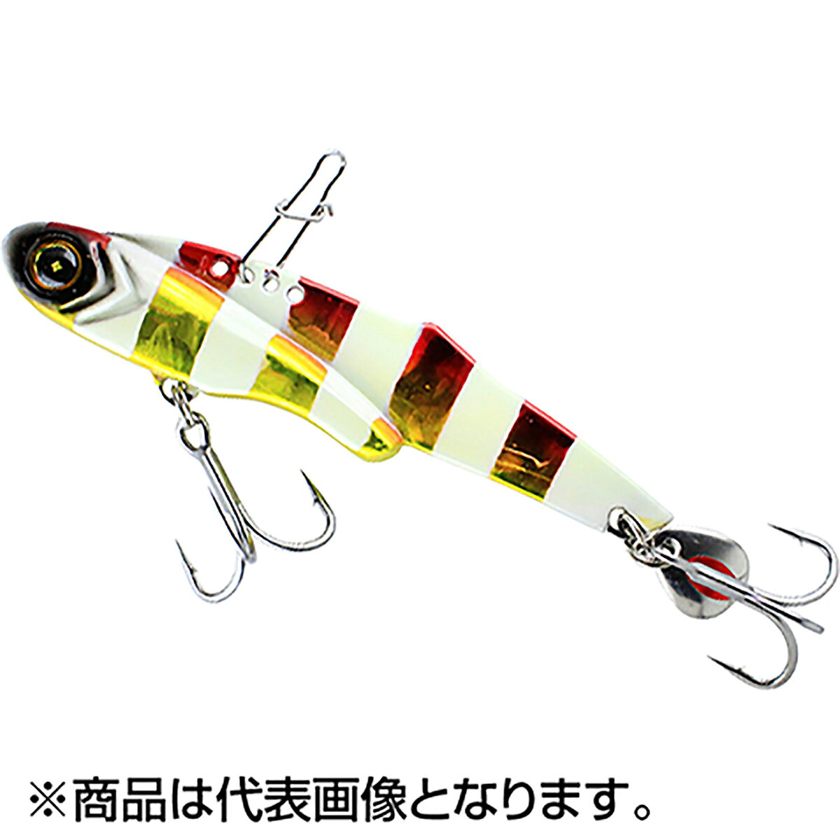 ハヤブサ(Hayabusa) ジャックアイフリフリバイブ 20g #3 アカキン夜光ゼブラ FS441