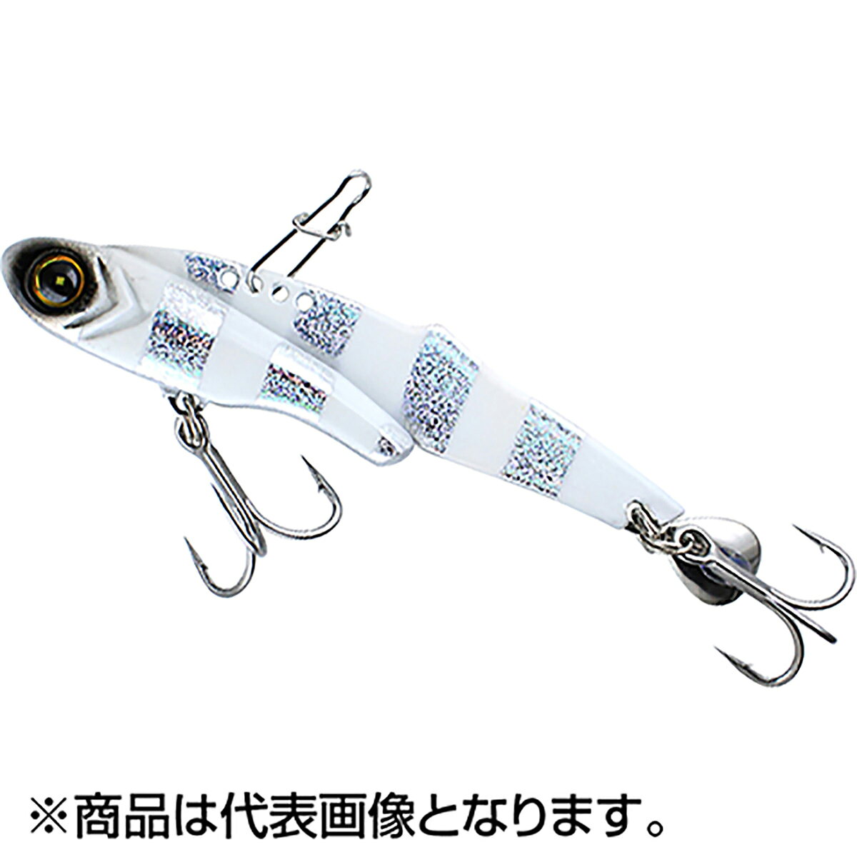 ハヤブサ(Hayabusa) ジャックアイフリフリバイブ 20g #7 シルバー青夜光ゼブラ FS441