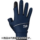 ダイワ(DAIWA) キャスティンググローブ 2本カット XL ネイビー DG-3023W
