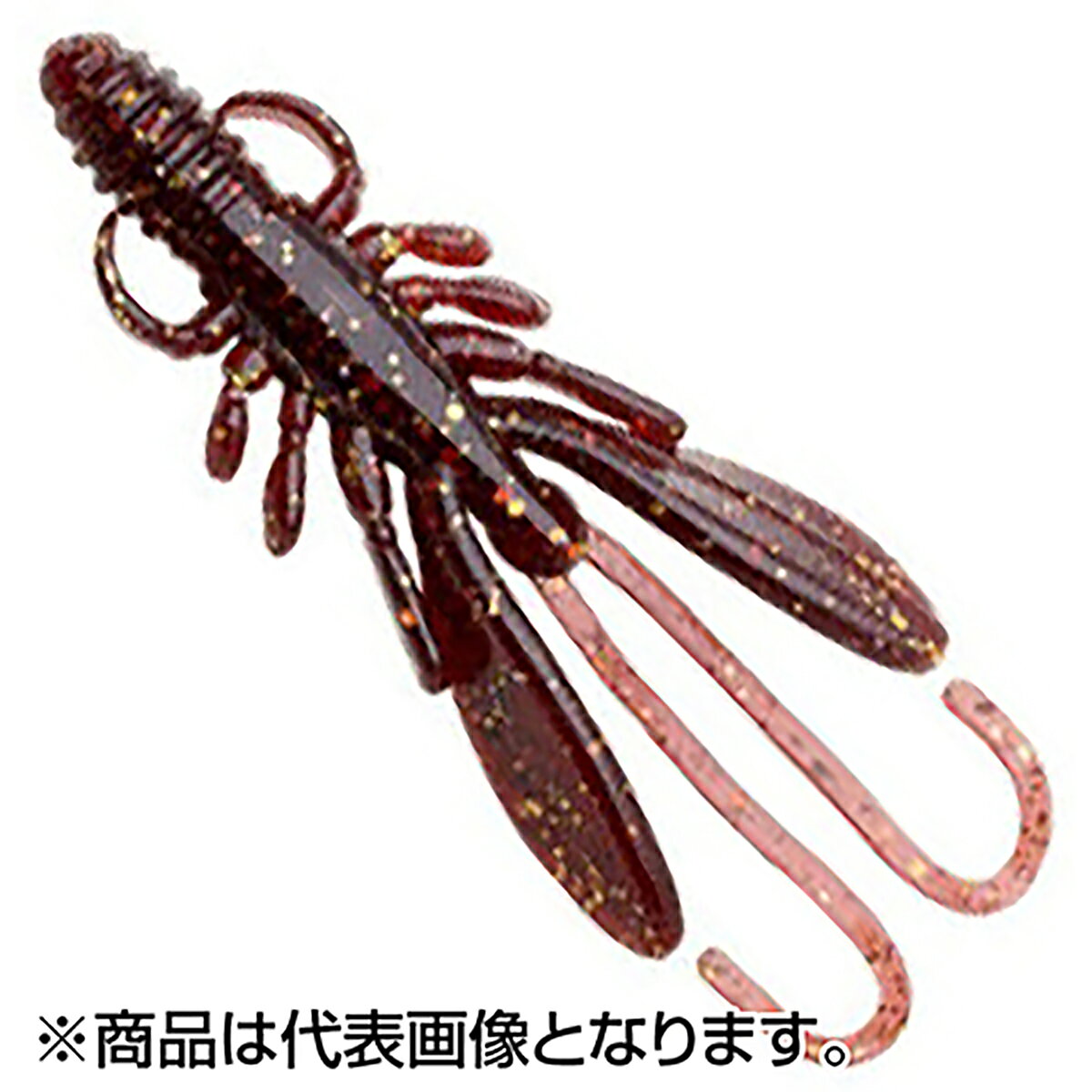 Ecogear Bug Ants 2 inch 60mm 468 Sparkle Cherry Brandy