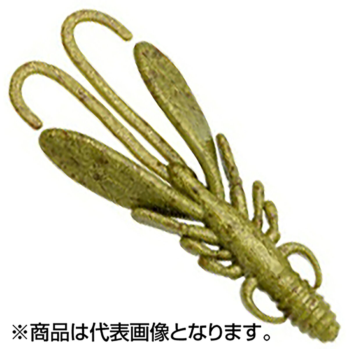 Rakuten - エコギア(ECOgEAR) 熟成アクア バグアンツ 3.3インチ/83mm J17 オリーブゴールド