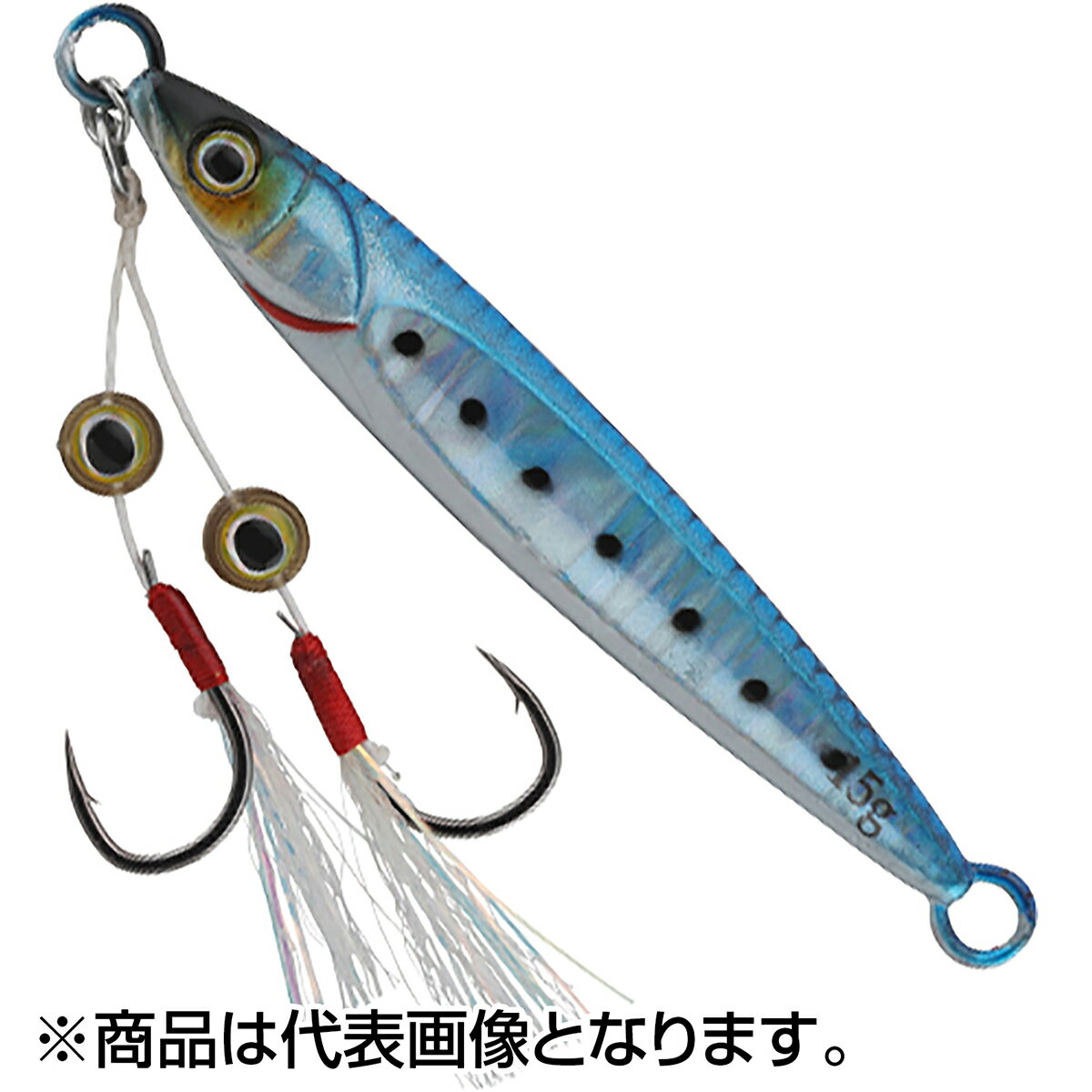 Rakuten - ジャッカル(JACKALL) ビッグバッカーフィットジグ 63mm 20g イワシ/マグマウェーブホロ